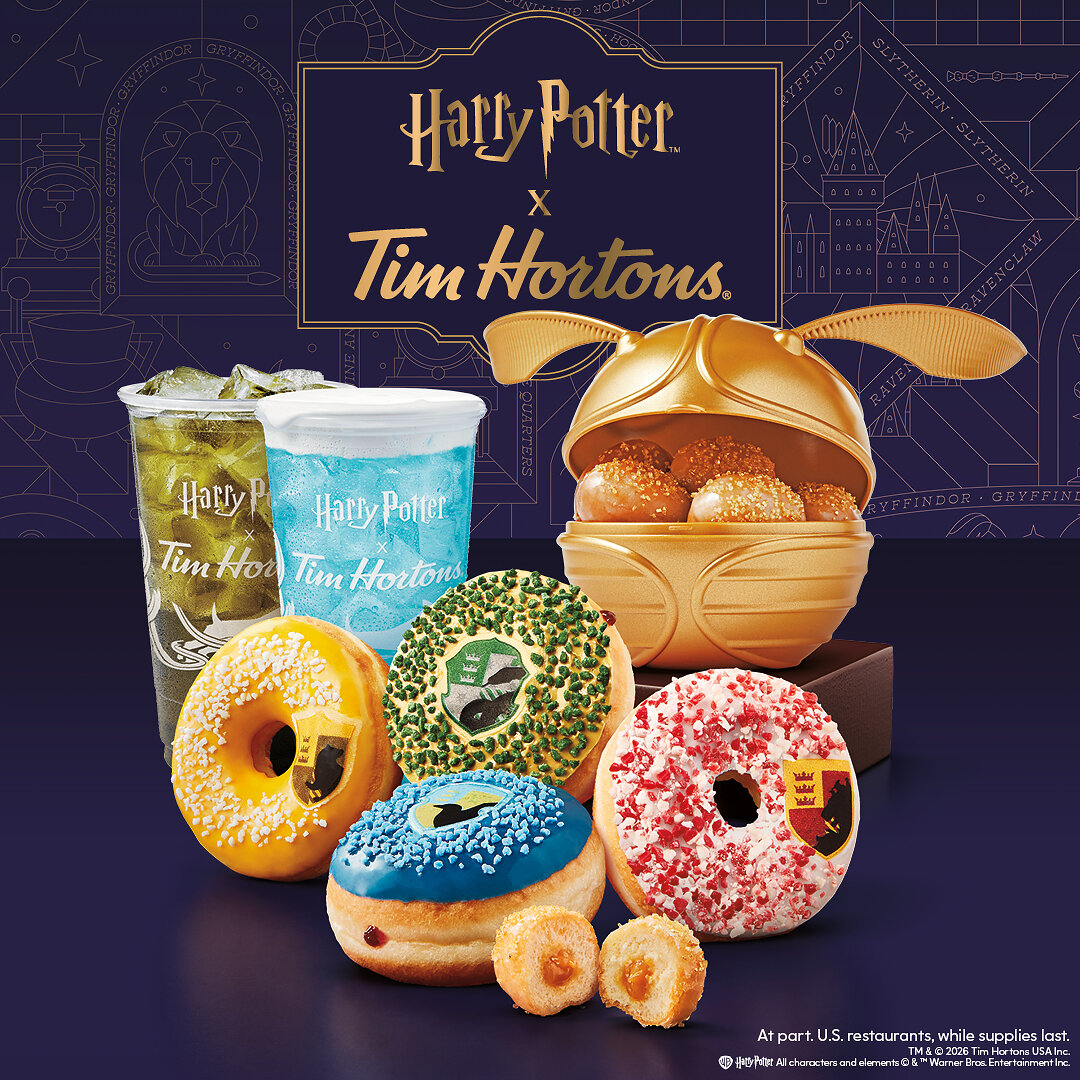 Tim Hortons startet Harry Potter-Aktion mit neuer Speisekarte und Merchandise