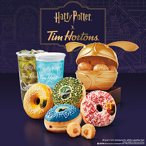 Tim Hortons invites guests to celebrate Back to Hogwarts with Harry Potter™ inspired menu items, merch, limited-edition packaging and more - launching Aug. 12