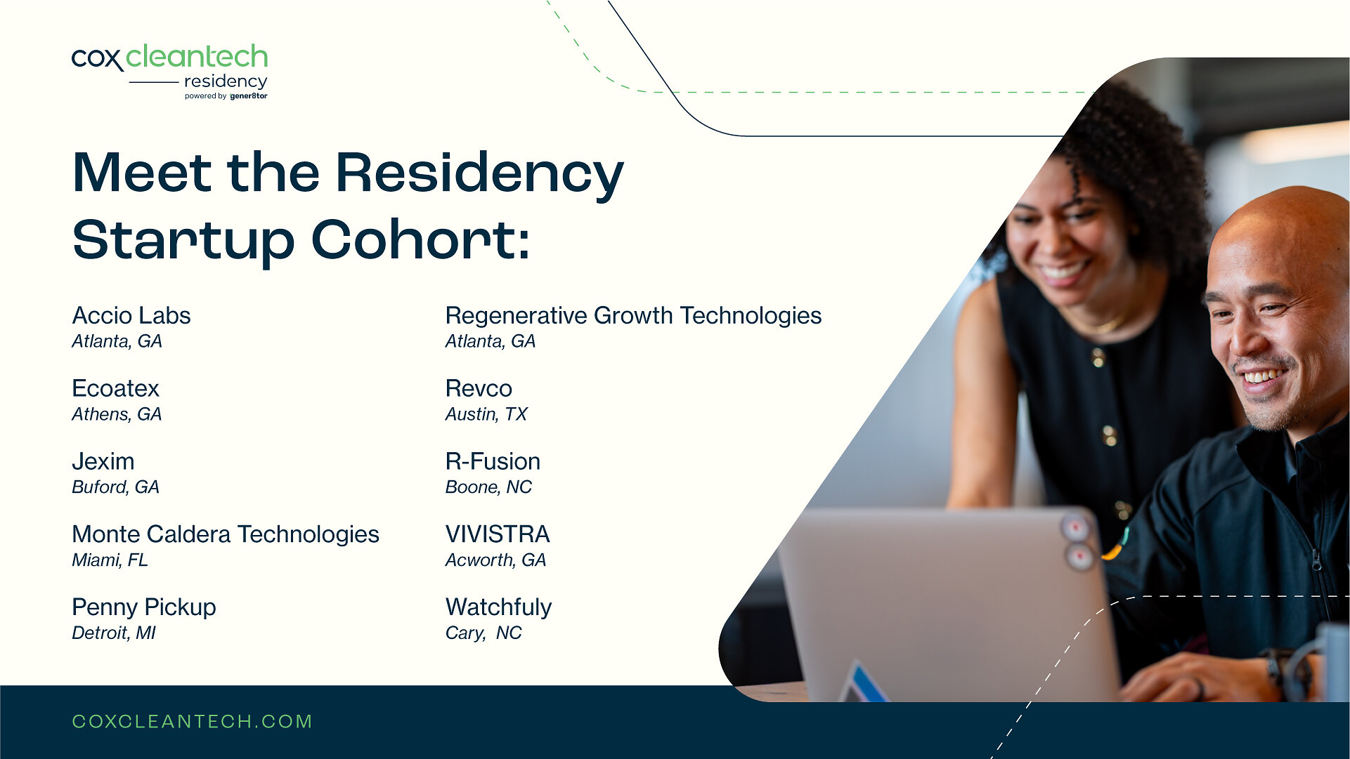 Cox Enterprises sélectionne des startups pour son programme de résidence en technologies propres