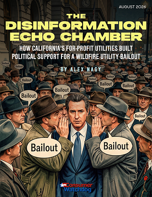 THE DISINFORMATION ECHO CHAMBER: How California's For-Profit Utilities Built Political Support For A Wildfire Utility Bailout