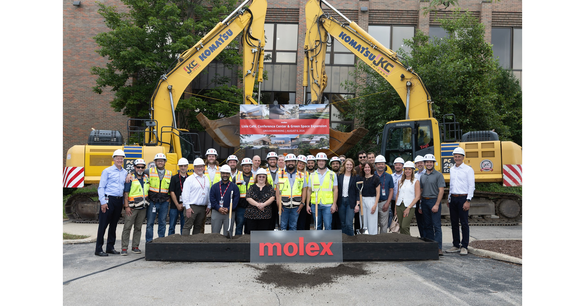 Molex Breaks Ground on Expansion and Renovation of Company's Global Headquarters