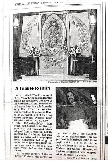 The New York Times. The Art of Guillermo Esparza. A Tribute To Faith. All RIghts Reserved.