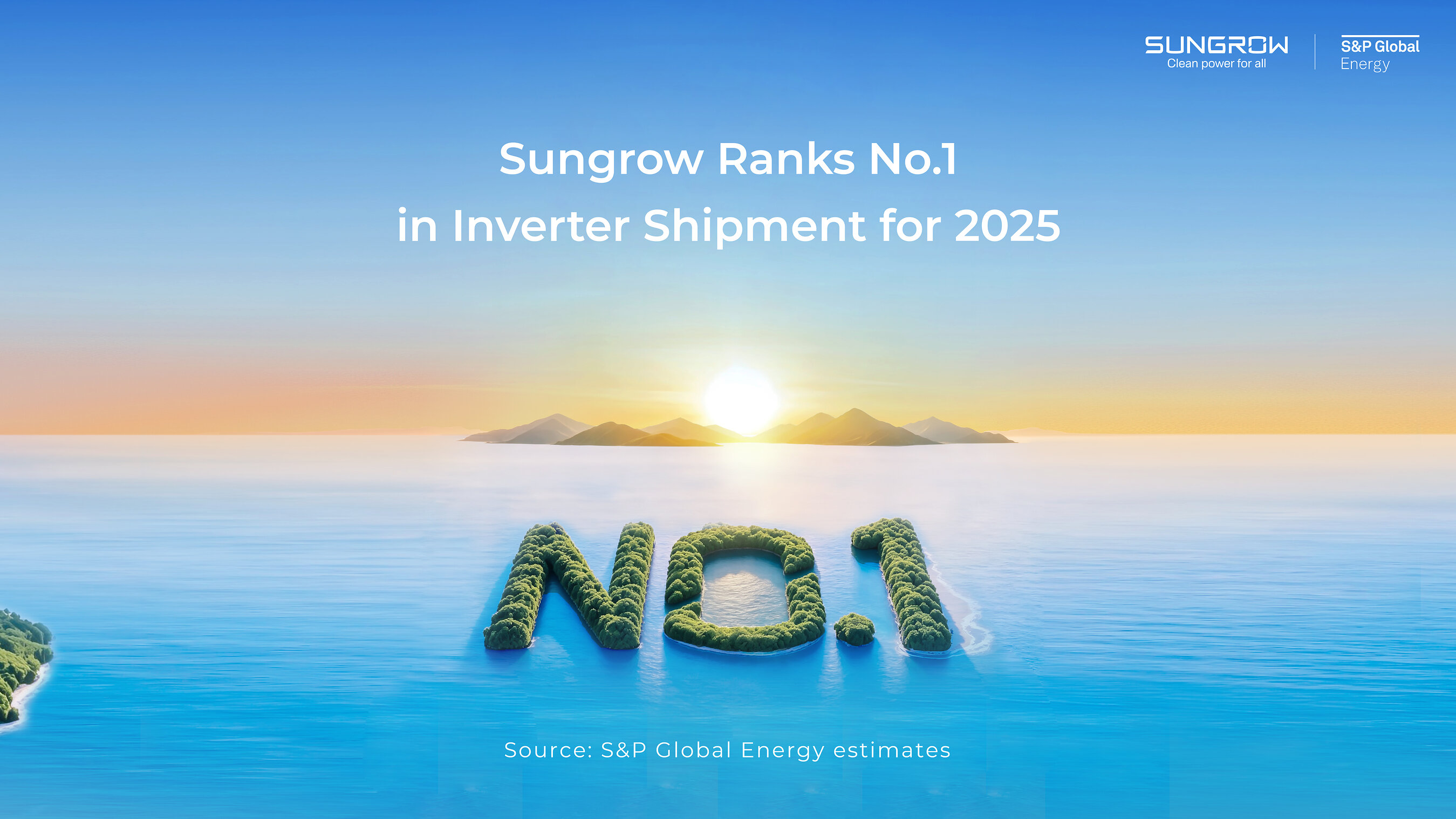 Sungrow bleibt laut S&P Global weltweit führend bei PV-Wechselrichter-Lieferungen 2025