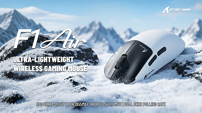 ATTACK SHARK F1 AIR Flagship Gaming Mouse