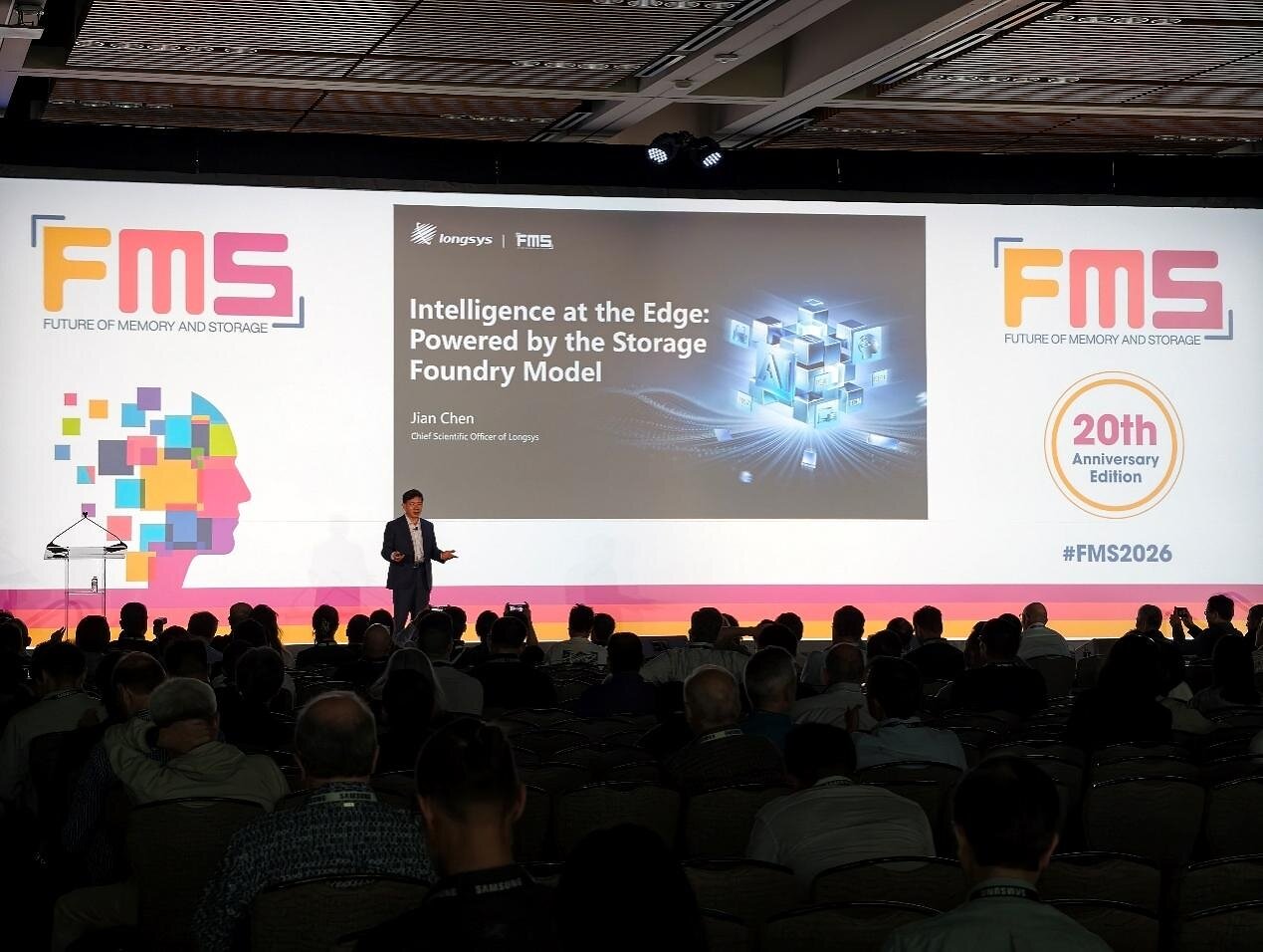 FMS 2026 | Longsys Chief Scientist Jian Chen Highlights the Storage Foundry Model for Edge AI