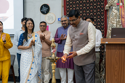 Woxsen University celebrates National Handloom Day with a special handloom workshop, held in association with Weaver Service Centre, Hyderabad