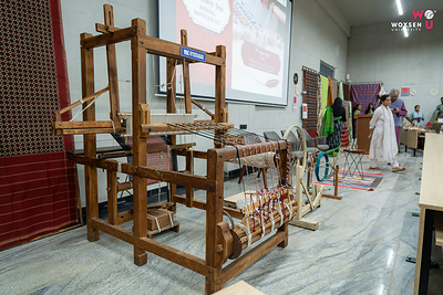 Woxsen University celebrates National Handloom Day with a special handloom workshop, held in association with Weaver Service Centre, Hyderabad