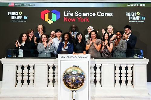 Life Science Cares + Project Onramp at NYSE This image opens in the lightbox