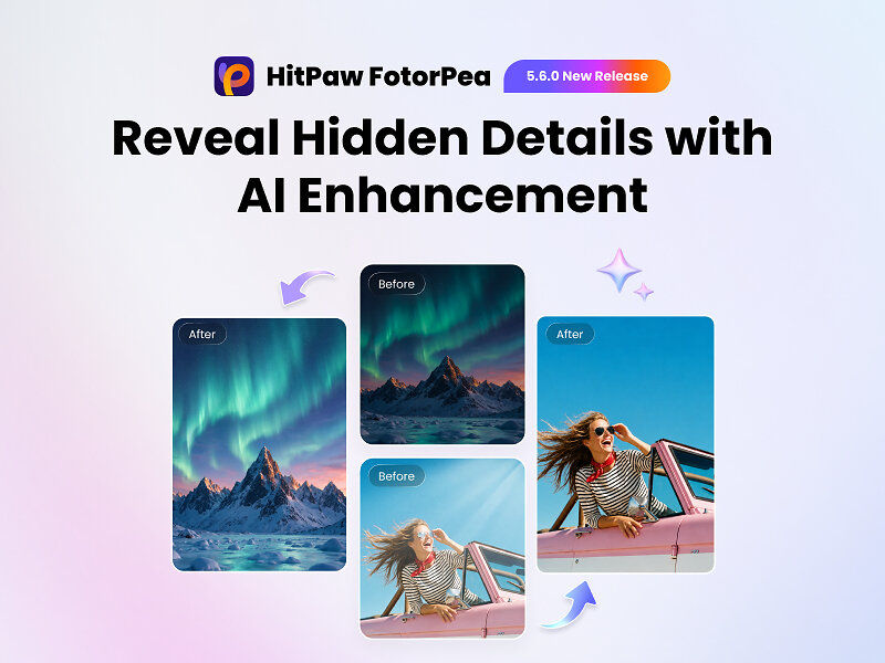 HitPaw lance un système amélioré d'amélioration d'images par IA avec détection intelligente