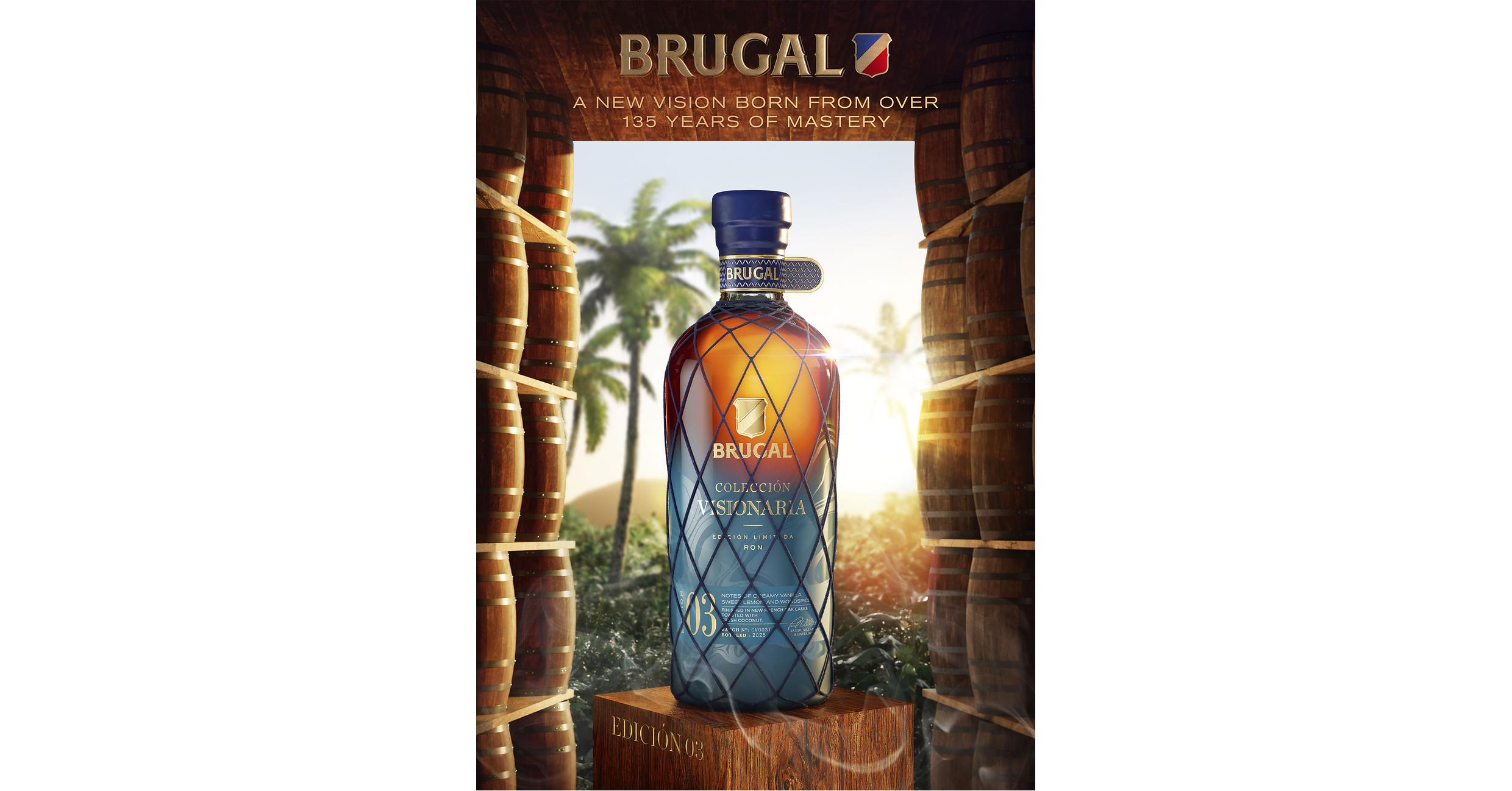 BRUGAL CULMINATES LIMITED-EDITION RUM COLLECTION WITH COLECCIÓN VISIONARIA EDICIÓN 03, COCONUT