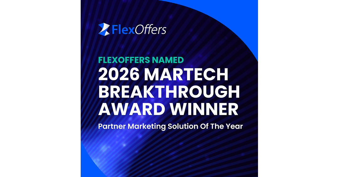 FlexOffers Named Winner of 2026 MarTech Breakthrough Award for Partner Marketing Solution of the Year