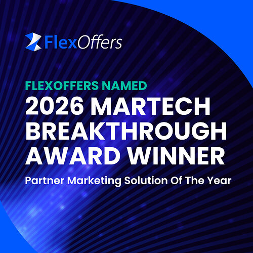 FlexOffers MarTech Breakthrough Award Win