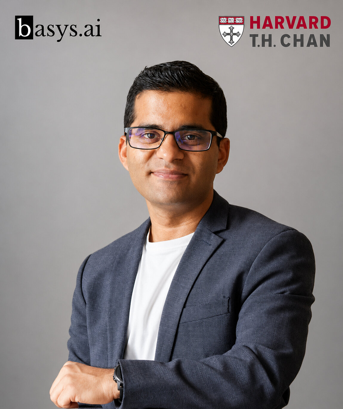 Basys.ai:s VD Amber Nigam mottog Harvard Alumni Innovation Award