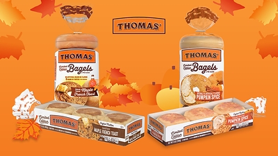 Fall In Love with Thomas’® Crave-Worthy Limited-Edition Seasonal Flavors