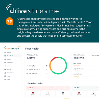 Drivestream Plus Fleet Solution Launch Quote Square