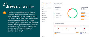 Drivestream Plus Fleet Solution Launch Quote Landscape