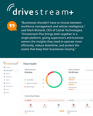 Drivestream Plus Fleet Solution Launch Quote Social Portrait