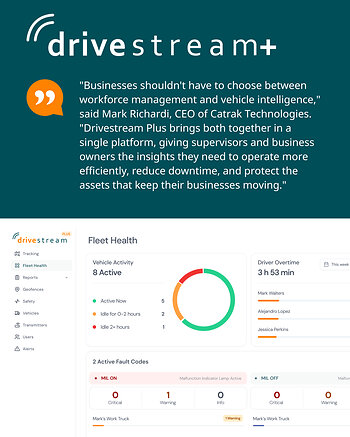 Drivestream Plus Fleet Solution Launch Quote Social Portrait