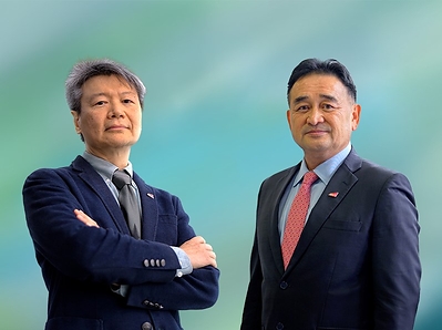 Professor Li Wen Jung(right) and Professor So Hing Cheung Professor Li Wen Jung(right) and Professor So Hing Cheung