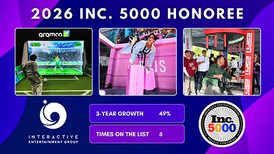 Interactive Entertainment Group Named to the 2026 Inc. 5000 for the Sixth Time
