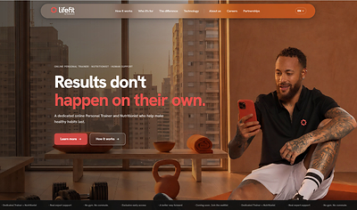 Lifefit homepage
