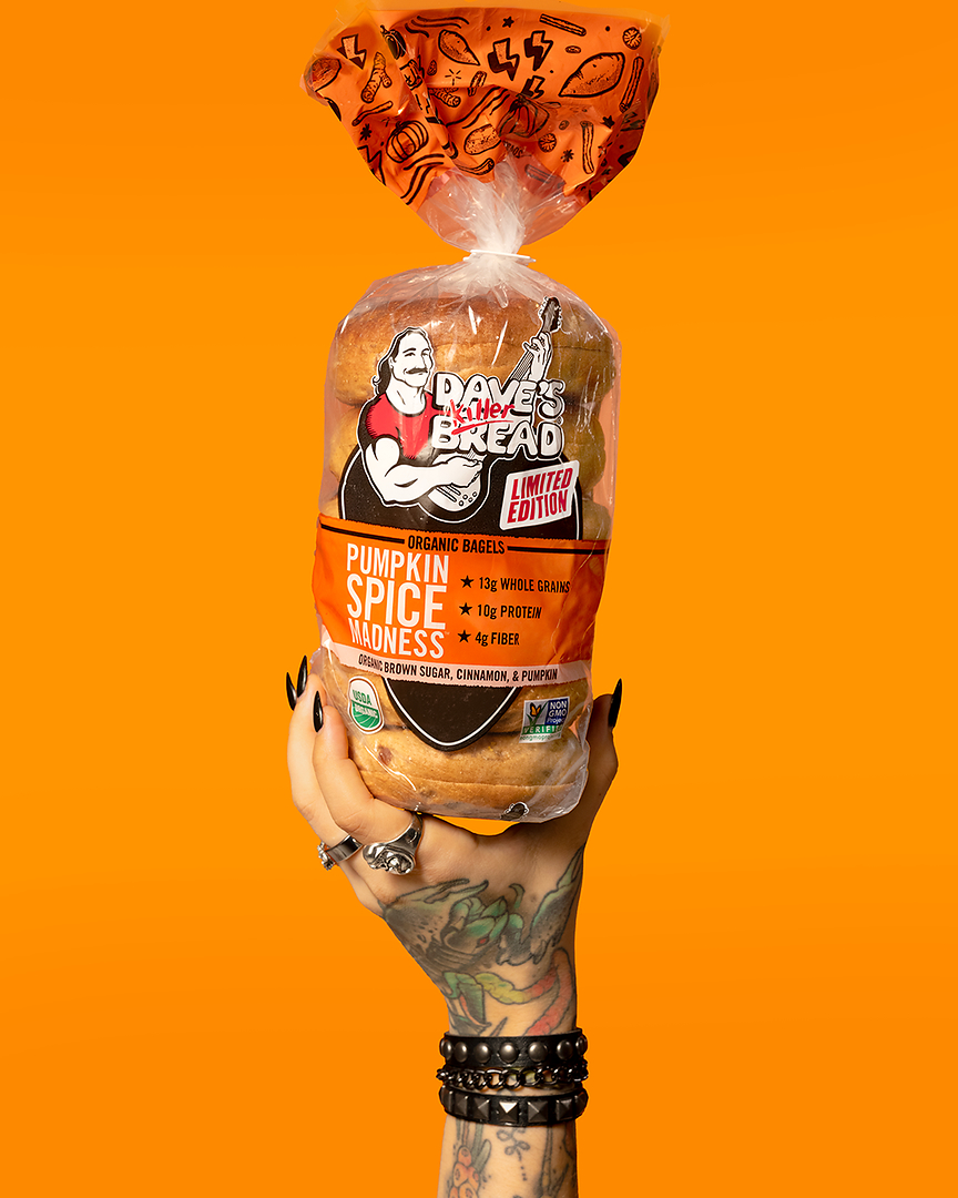 Dave's Killer Bread brings back 'Pumpkin Spice Madness' Bagels
