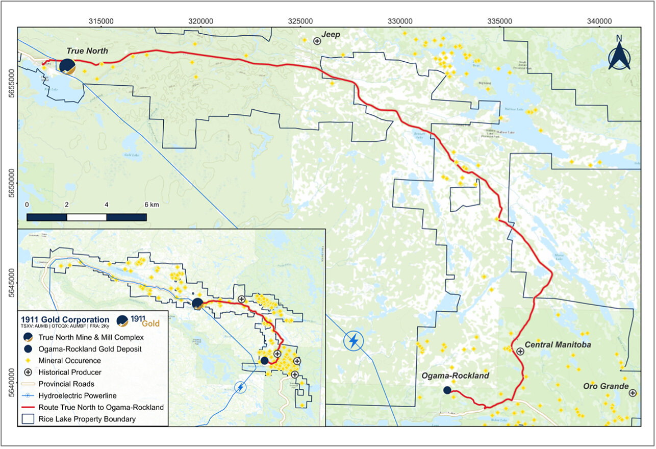 Figure 1 - Ogama-Rockland General Location Map
