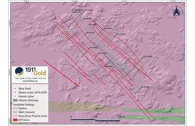 Figure 2: Ogama-Rockland Simplifed Geology