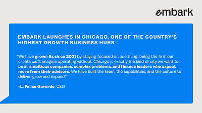 Embark Launches in Chicago