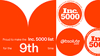 Absolute Web has been named to the Inc. 5000 list of America’s fastest-growing private companies for the ninth time.