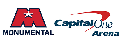 Monumental Sports & Entertainment and Capital One Arena logos