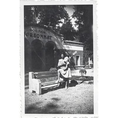 Jacqi Blanchon in France, photographed in the years before her 1964 recording sessions. Courtesy of the Blanchon family archive / XALO RECORDS.