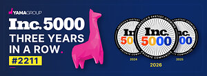 YAMA Group Named to Inc. 5000 for Third Consecutive Year, Ranking No. 2,211