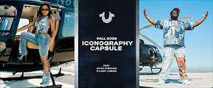 TRUE RELIGION LAUNCHES FALL '26 ICONOGRAPHY CAPSULE FEATURING CASH COBAIN AND JAYDA CHEAVES