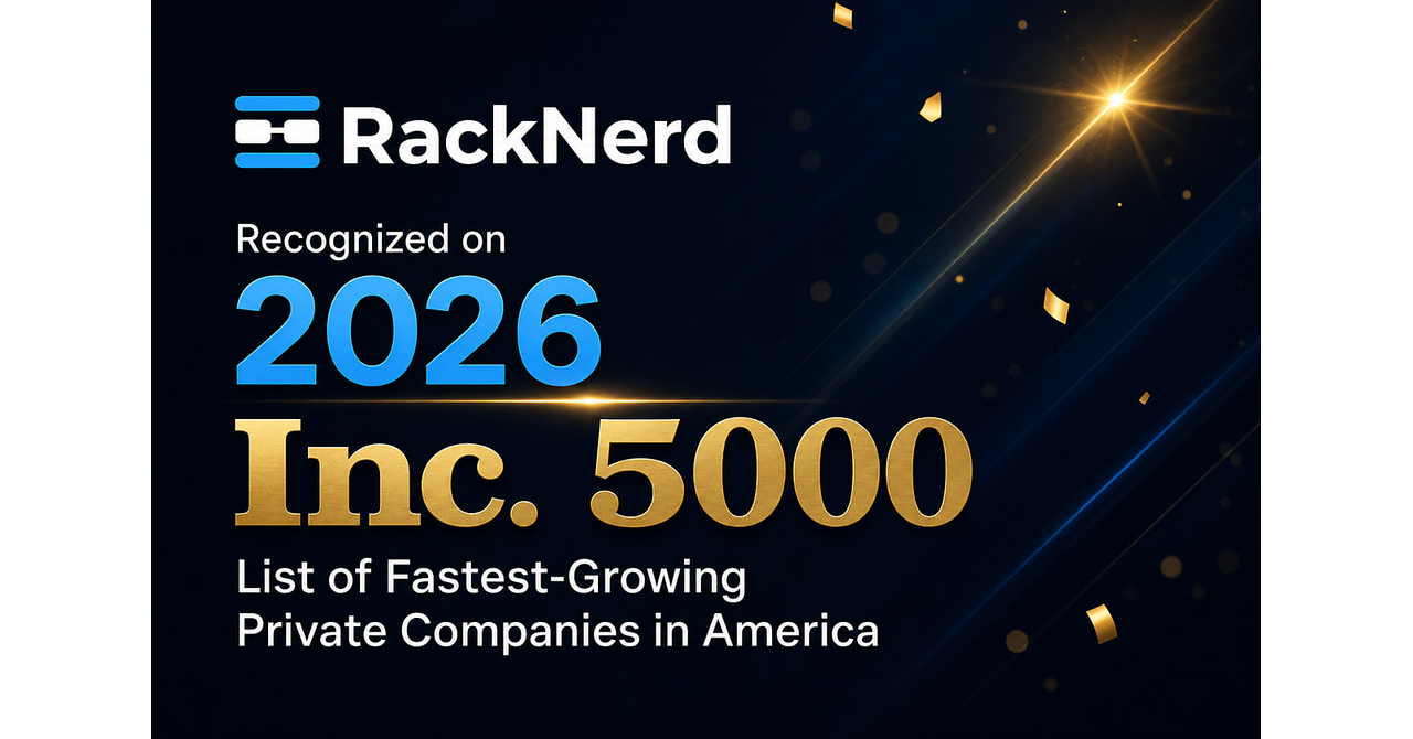 RackNerd Ranks No. 3693 on the 2026 Inc. 5000 List of America's Fastest-Growing Private Companies