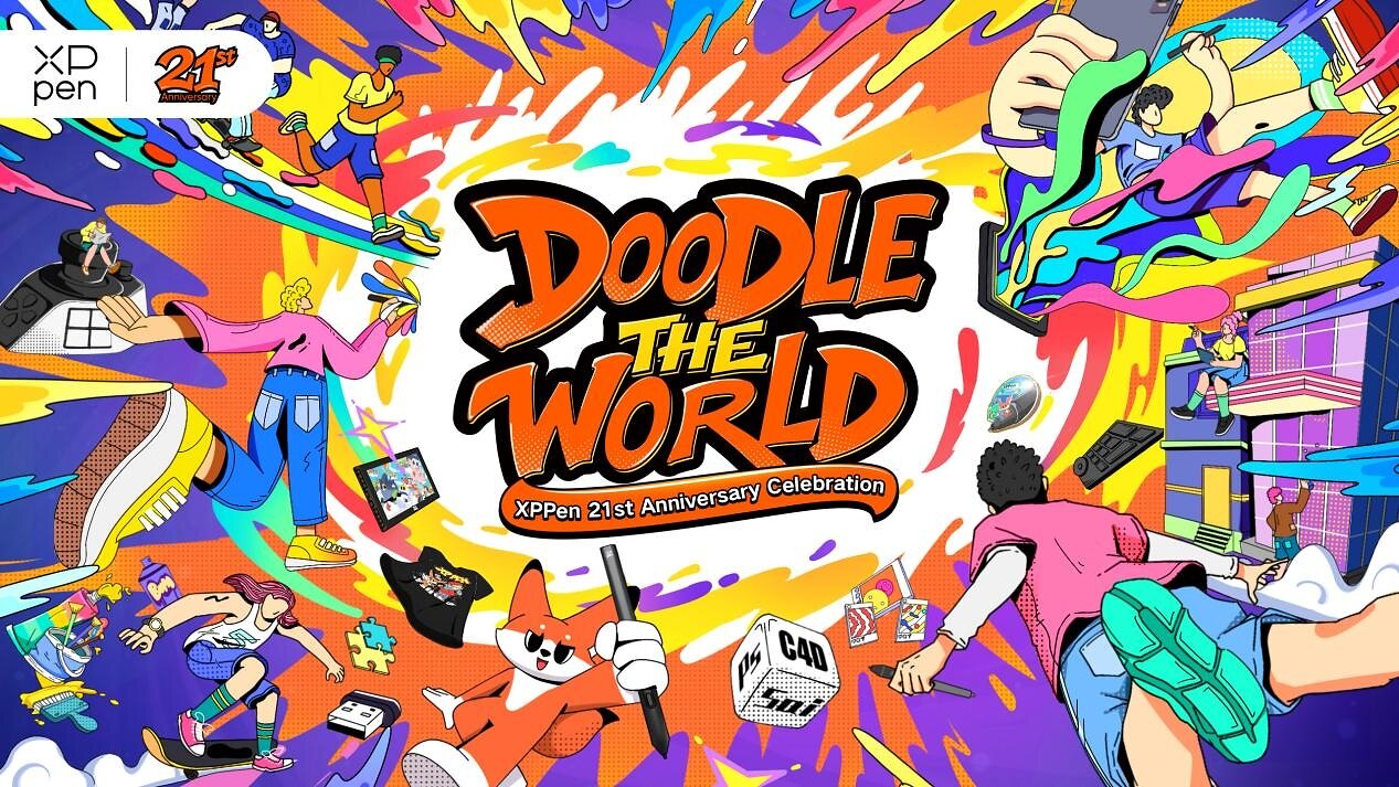 XPPen célèbre ses 21 ans avec la campagne « DOODLE THE WORLD »