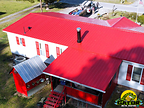 A completed Gator Metal Roofing installation showcasing the craftsmanship that helped earn national recognition.