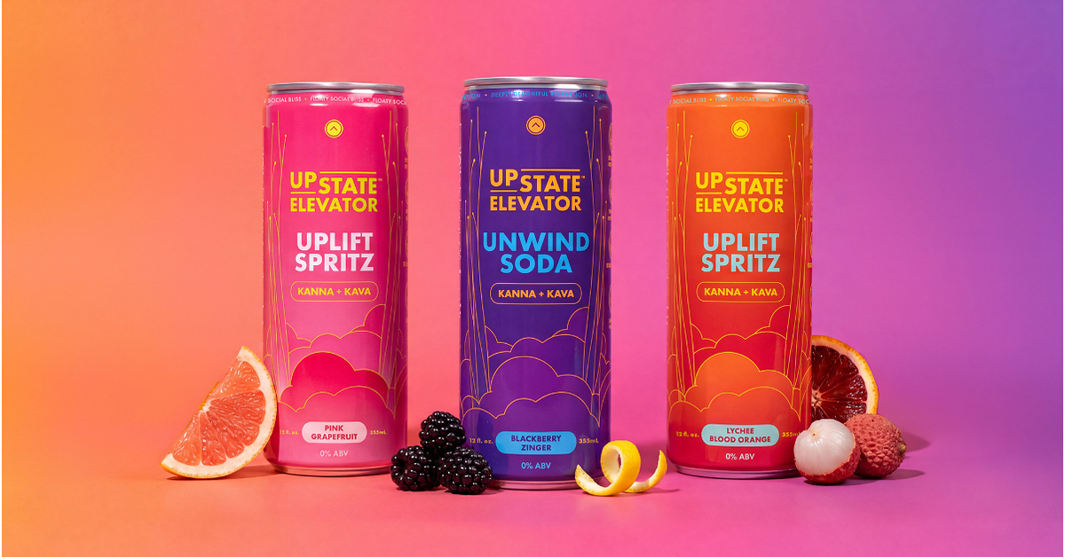 Upstate Elevator Launches First Dual Kanna & Kava Beverage Line