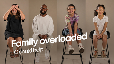 The real family featured in the 2026 Life’s Good campaign film shares their everyday mental load.