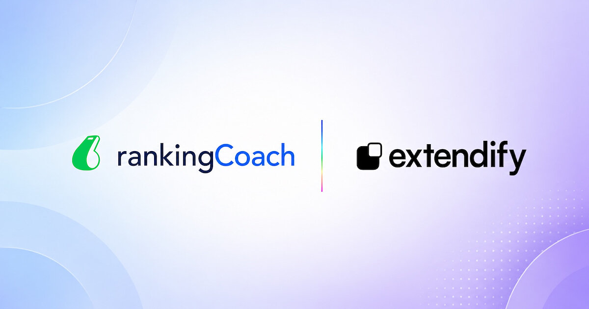 rankingCoach und Extendify kooperieren bei WordPress SEO-Plugin