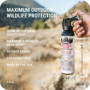 EPA Expands Approved Uses for SABRE Frontiersman® MAX Bear Spray to Protect Against Nine Wildlife Species Across the USA