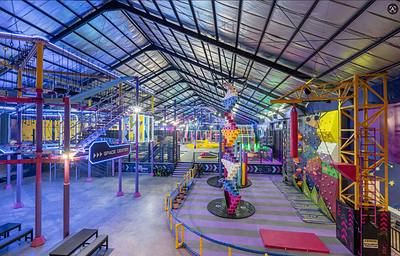 AeroXSpace Adventure Bali offers an all-weather indoor family experience with active play and shared challenges, featuring a variety of attractions including climbing walls and obstacle courses. AeroXSpace Adventure Bali offers an all-weather indoor family experience with active play and shared challenges, featuring a variety of attractions including climbing walls and obstacle courses.
