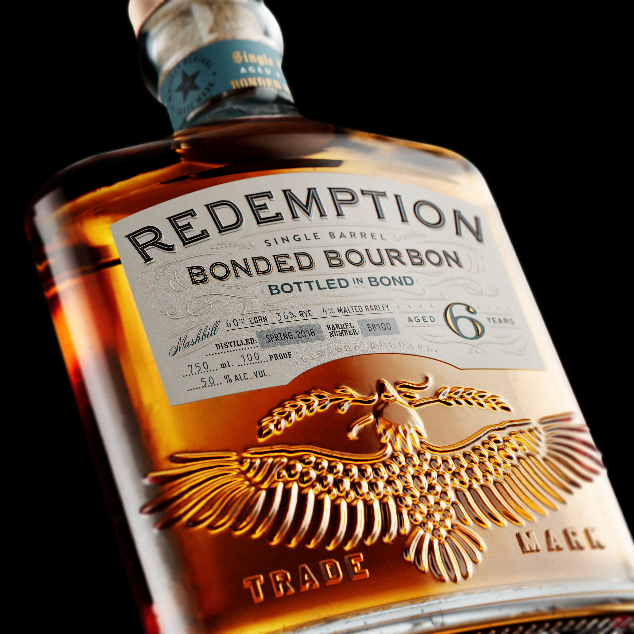 Redemption Whiskey Unveils Single Barrel Bonded Bourbon, the First Release in Its Relaunched Higher Marques Collection, Uniting Character with Bottled-in-Bond Standards
