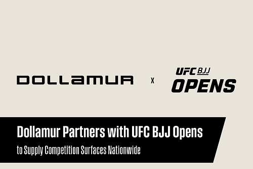 Dollamur announced today a multi-year partnership as the exclusive competition mat provider for the newly launched UFC BJJ Opens tournament series. Dollamur announced today a multi-year partnership as the exclusive competition mat provider for the newly launched UFC BJJ Opens tournament series.