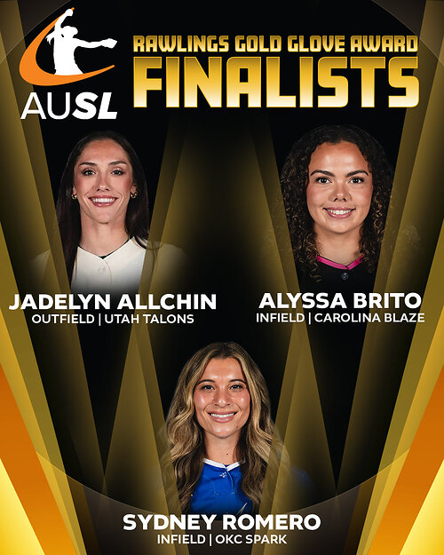 Rawlings Gold Glove Award finalists announced in AUSL Rawlings Gold Glove Award finalists announced in AUSL