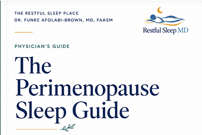 Perimenopause Sleep Guide