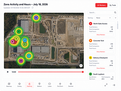Sitemetric Zone Intelligence UI