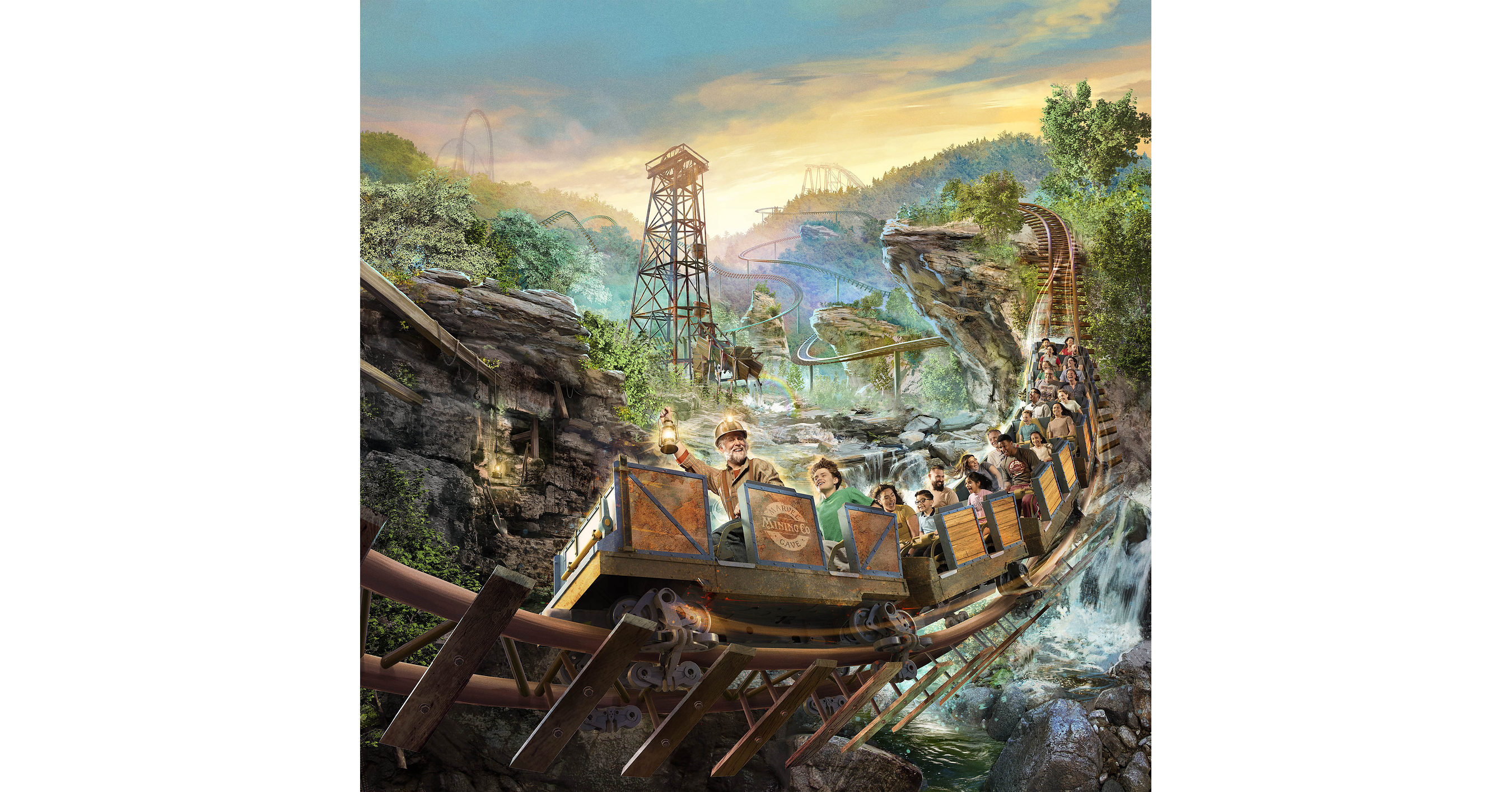 Silver Dollar City Unveils Miner's Mountain Express New Family Coaster Based on True Ozarks Story