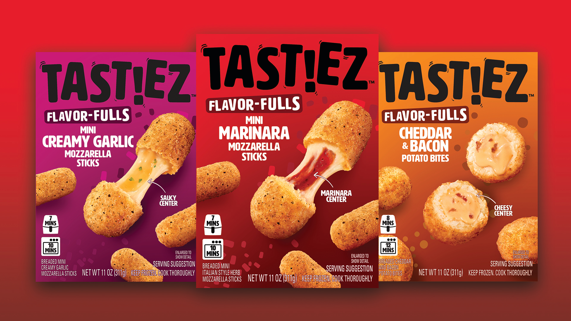TAST!EZ Launches New Flavor-Fulls Frozen Snacks with Sauce Built Inside