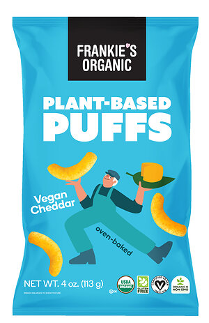 Frankie's Organic Issues Allergy Alert on Undeclared Milk in Frankie's Organic Plant-Based Vegan Cheddar Puffs